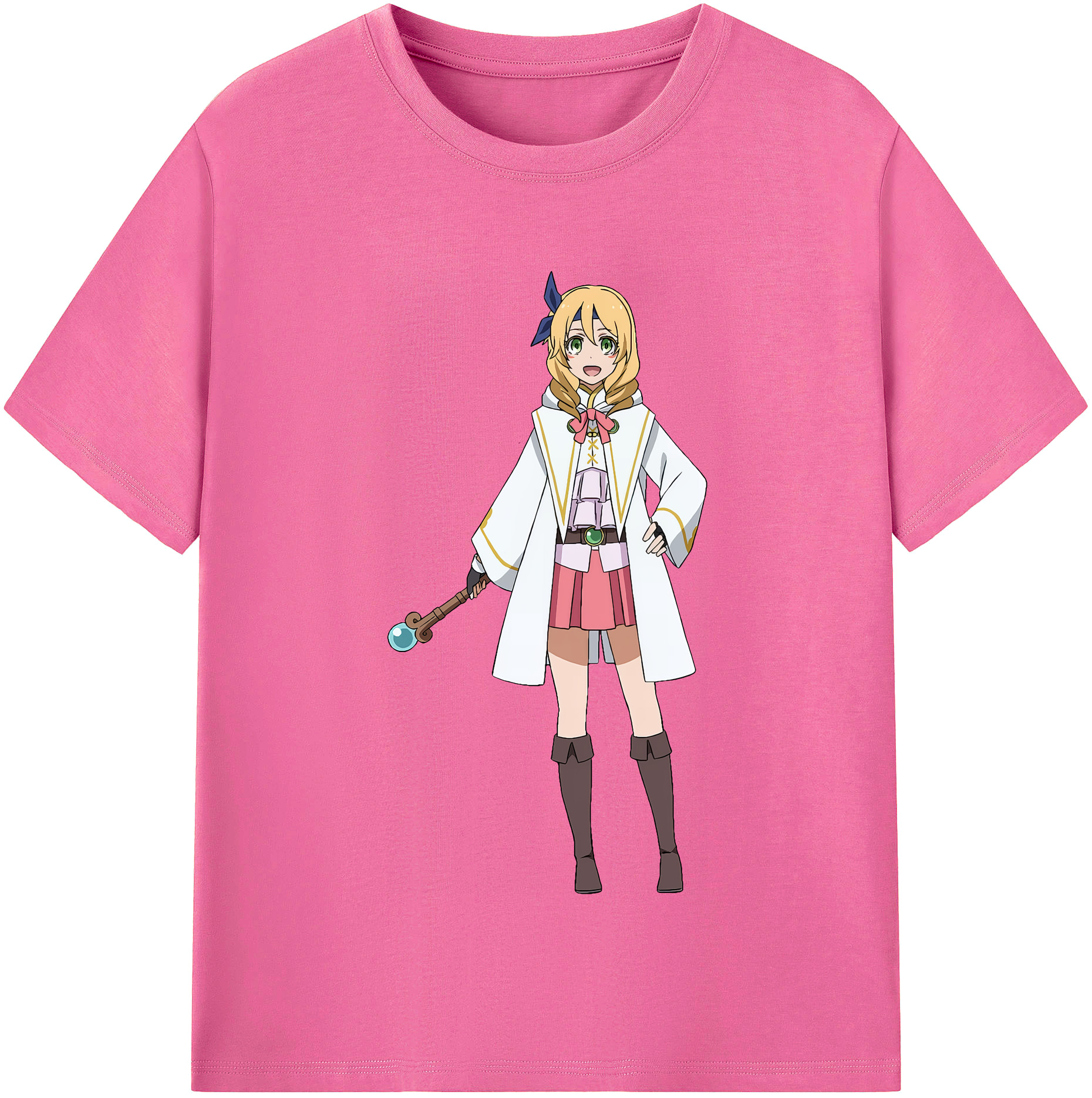 （画像用） 転スラ Regarding Reincarnated to Slime レディースカジュアルプリントTシャツ（綿100％）